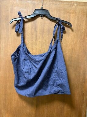 Old Navy Navy Tie-Strap Camisole